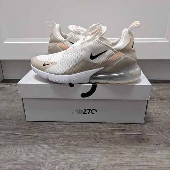 Nike Shoes Nike Air Max 27 Summit White Desert Sand Peach Poshmark